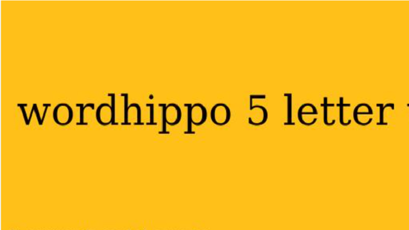 wordhippo 5 letter